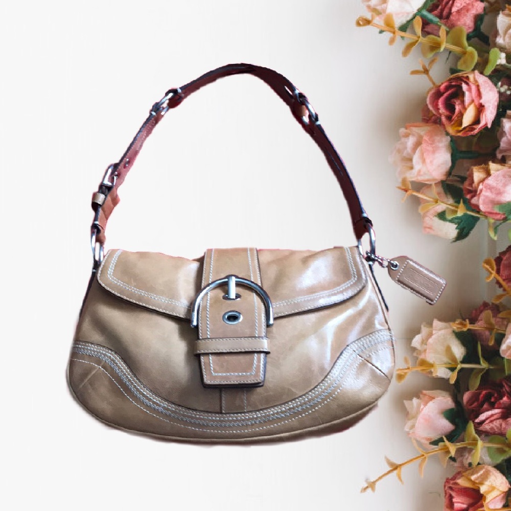 Coach Tan Leather Hobo Bag K0682-10578